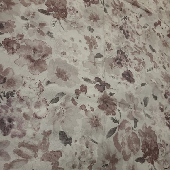 Raymond Waites Watercolor Floral Fabric Shower Curtain 72x72 - Picture 1 of 2